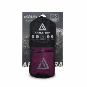 Toalla Deportiva Compacta Violeta Grande ARMATURA