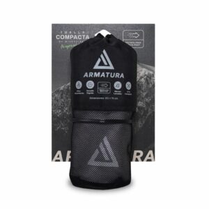 Toalla Deportiva Compacta Gris Grande ARMATURA KANI T2