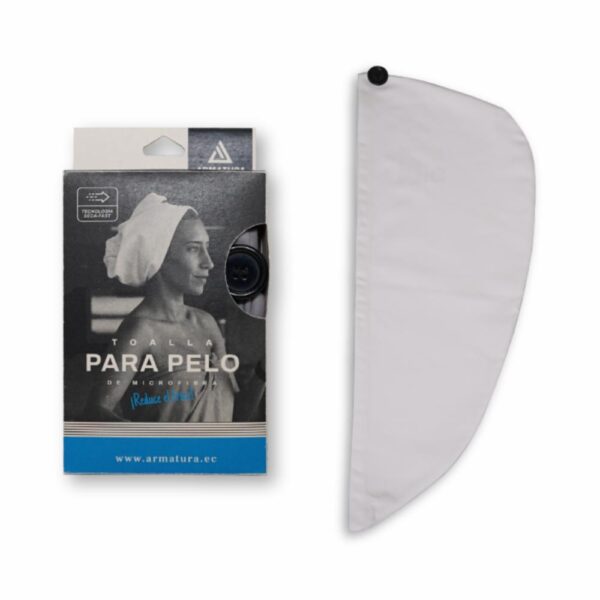 Toalla Turbante Para Cabello Rosada ARMATURA KANI T2 - Imagen 4