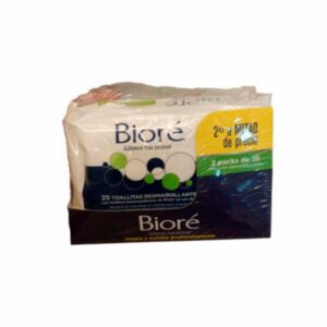 Pack Toallitas Desmaquillantes X2. BIORE Paquete