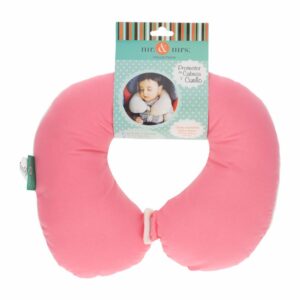 Protector De Cabeza Y Cuello Reversible Rosa MR. & MRS. 18CM