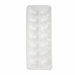 Pack Cubeta Para Hielos X14 Blanca PLASTIC HOUSE x 2 Piezas