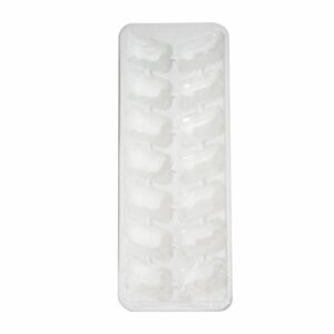 Pack Cubeta Para Hielos X14 Blanca PLASTIC HOUSE x 2 Piezas