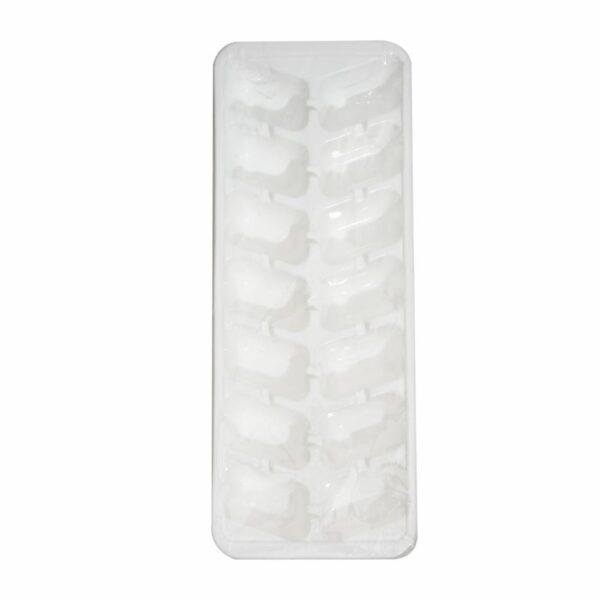 Pack Cubeta Para Hielos X14 Blanca PLASTIC HOUSE x 2 Piezas
