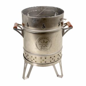 Barril Asador De Acero Inoxidable Pequeño ARTE VALLE AB007