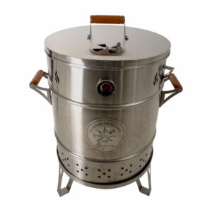 Barril Asador De Acero Inoxidable Mediano ARTE VALLE AB009
