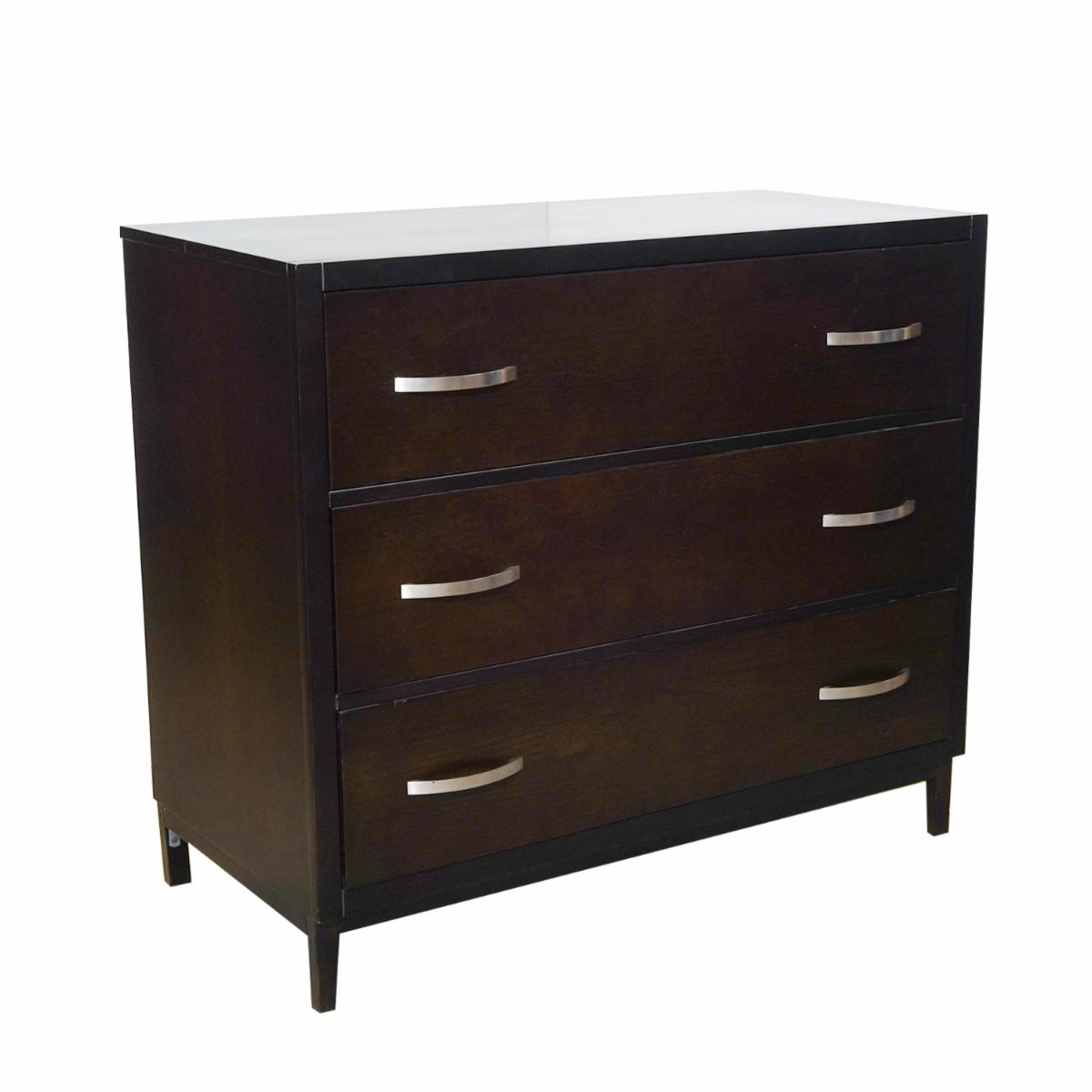 Cómoda Malik 3 Cajones Wengue CARPENTER
