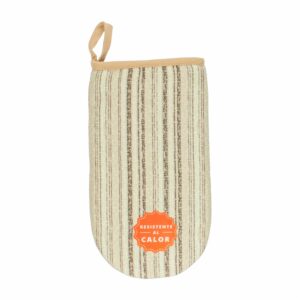 Guante De Cocina Diseño Líneas Cafés GENESIS 24 X 14 Cm