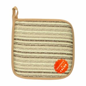 Sujetador De Ollas Diseño Líneas Cafés GENESIS 20 X 20 Cm