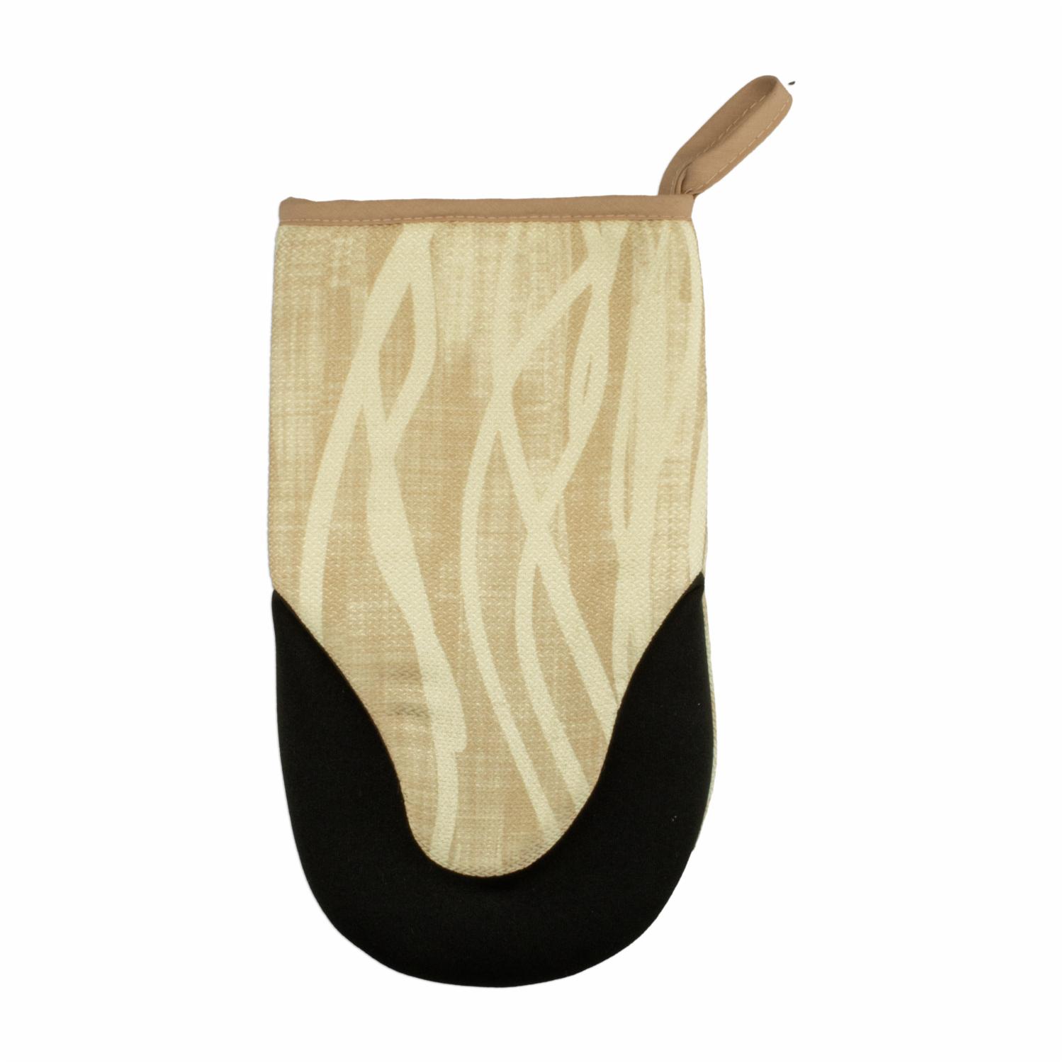 Guante De Cocina Diseño Ondas Habano GENESIS 24 X 14 Cm