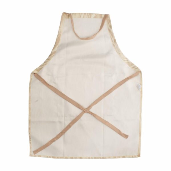 Delantal Para Cocina Diseño Ondas Habano Con Bolsillo Frontal - Imagen 2