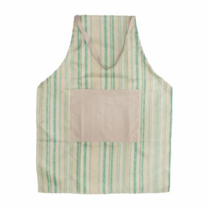 Delantal Para Cocina Diseño Rayas Aqua Con Bolsillo Frontal GENESIS