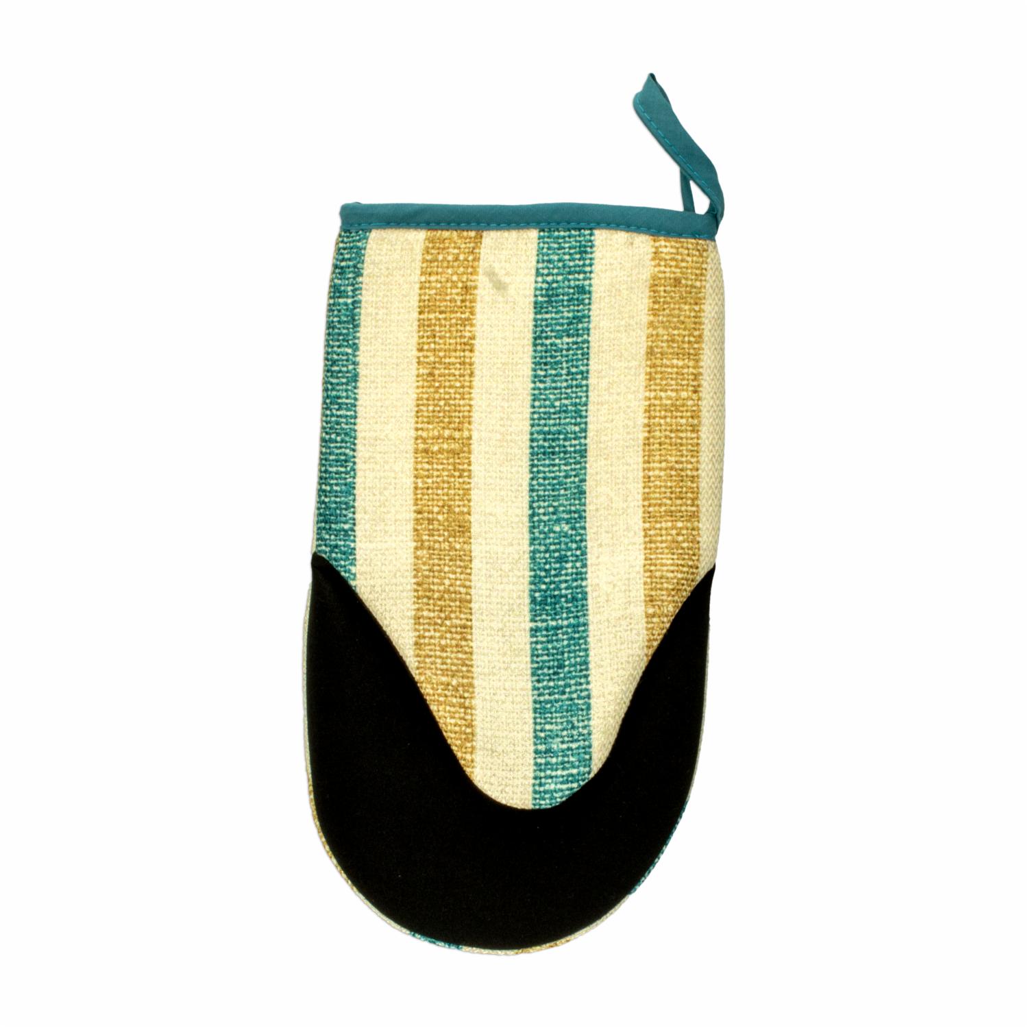 Guante De Cocina Diseño Trazo Menta GENESIS 24 X 14 Cm - Imagen 2