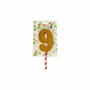 Vela Premium N9 Dorado Con Plata MALIA CANDLES 19 X 8 Cm