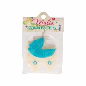 Vela Baby Shower Celeste MALIA CANDLES 13 X 9 Cm