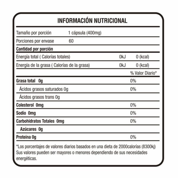 Citrato De Magnesio Para Cansancio Fatiga Músculos VITA HEALTH 60 Cásulas 24 G - Imagen 2