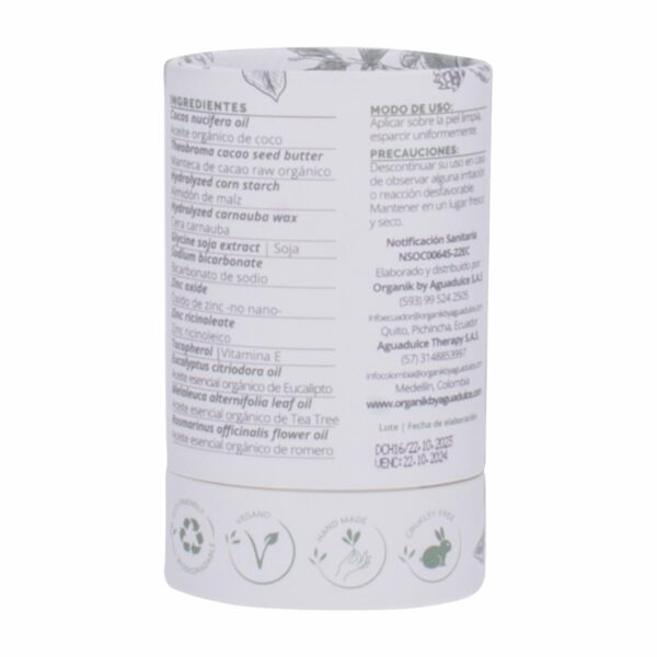 Desodorante En Barra Herbal ORGANIK 50 G - Imagen 2