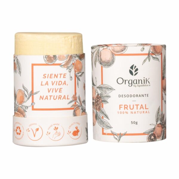 Desodorante En Barra Fragancia Frutal ORGANIK 50 G - Imagen 3