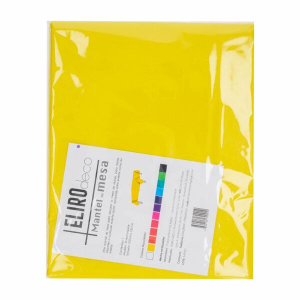Mantel Cambrella Amarillo ELIRODECO 270 X 150 Cm