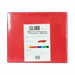 Mantel Cambrella Rojo ELIRODECO 270 X 150 Cm