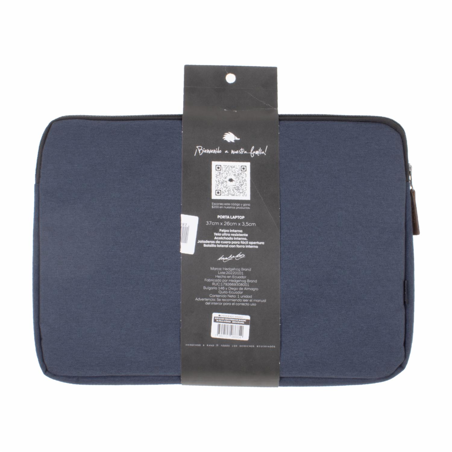 Estuche Para Notebook Azul HEDGEHOG BRAND 14" - Imagen 2