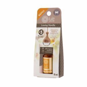 Difusor Ambiental Para Auto Recarga Fragancia Loving Vainilla LULË AROMË 15 Ml