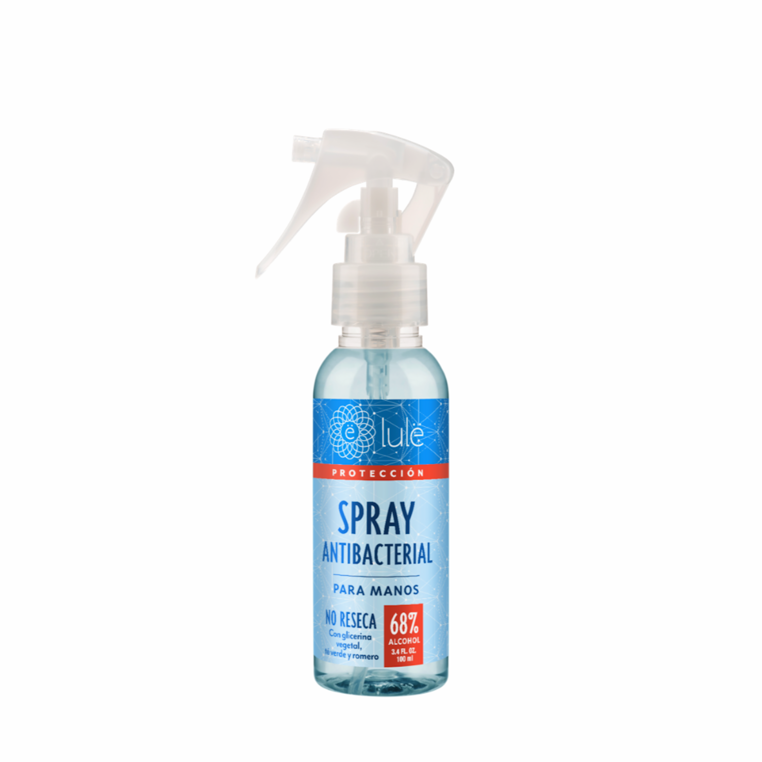 Spray Antibacterial Para Manos No Reseca LULË 100 Ml