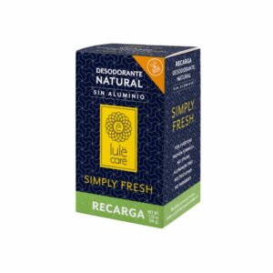 Desodorante En Barra Natural Sin Aluminio Simply Fresh Recarga LULË CARË 50 G