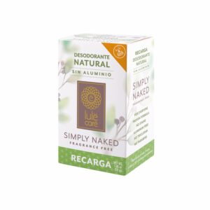 Desodorante En Barra Natural Sin Aluminio Simply Naked Fragance Free Recarga LULË CARË 50 G