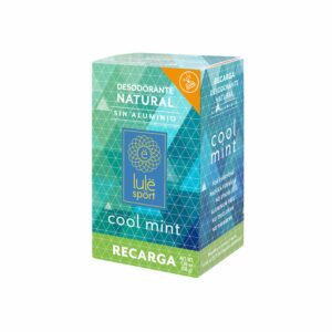Desodorante En Barra Natural Sin Aluminio Cool Mint Recarga LULË SPÖRT 50 G