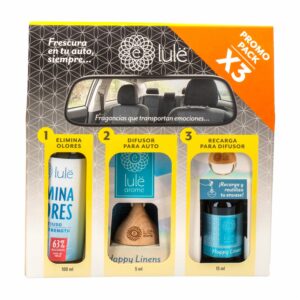Ambiental Para Auto Difusor Auto X3 Elim.Olor+Dif+Ref LULE Unidad