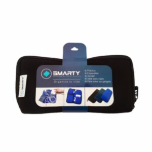 Estuche Organizador De Cables Gadgets Negro SMART 11 X 22 Cm