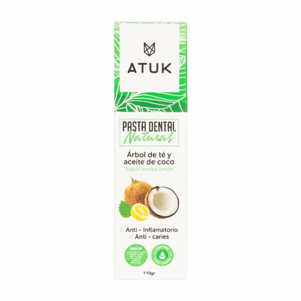 Crema Dental Manzanilla Con Árbol De Té ATUK 110 G - Imagen 3