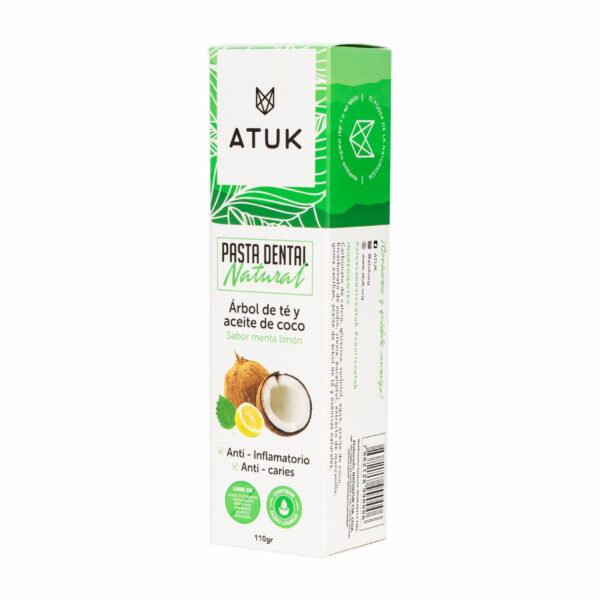 Crema Dental Manzanilla Con Árbol De Té ATUK 110 G - Imagen 4