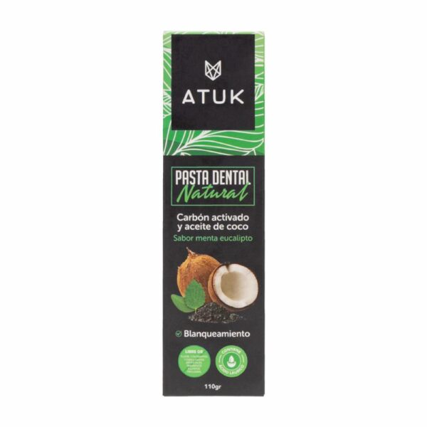 Crema Dental Carbón Activado ATUK 110 G - Imagen 3
