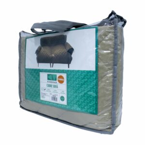 Cubre Sofá 3 Puestos Beige KIKEMAR 144x180