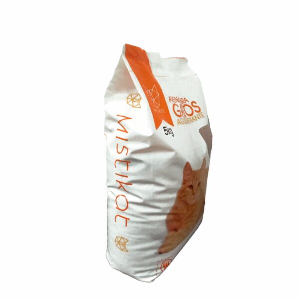 Arena Para Gatos Aglomerante 100% Natural MISTIKAT 5 KG - Imagen 2