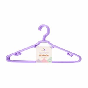 Armador Para Ropa Plástico Color Lavanda HANGERS S.A. 1 X 5 Uds