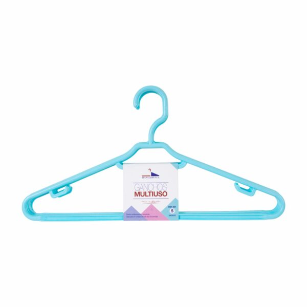 Armador Para Ropa Plástico Color Chicle HANGERS S.A. 1 X 5 Uds