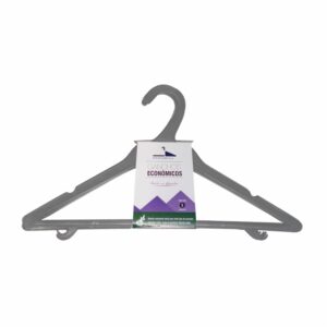 Armador Para Ropa Plástico Color Gris HANGERS S.A. 1 X 5 Uds