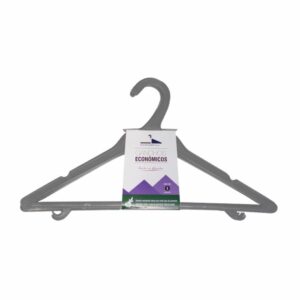 Armador Para Ropa Plástico Color Gris HANGERS S.A. 1 X 5 Uds