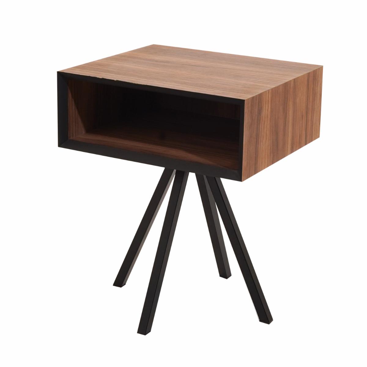 Velador Espazio Encino Marrón MUEBLES GALLARDO MDF