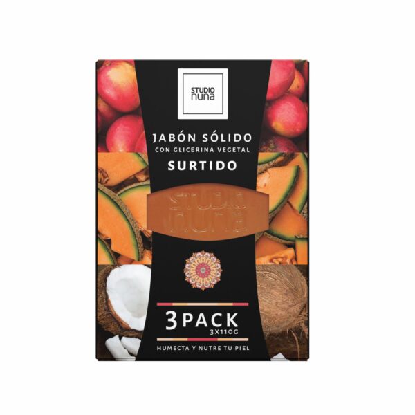 Jabón En Barra Surtido Verano STUDIO NUNA 3X110 G
