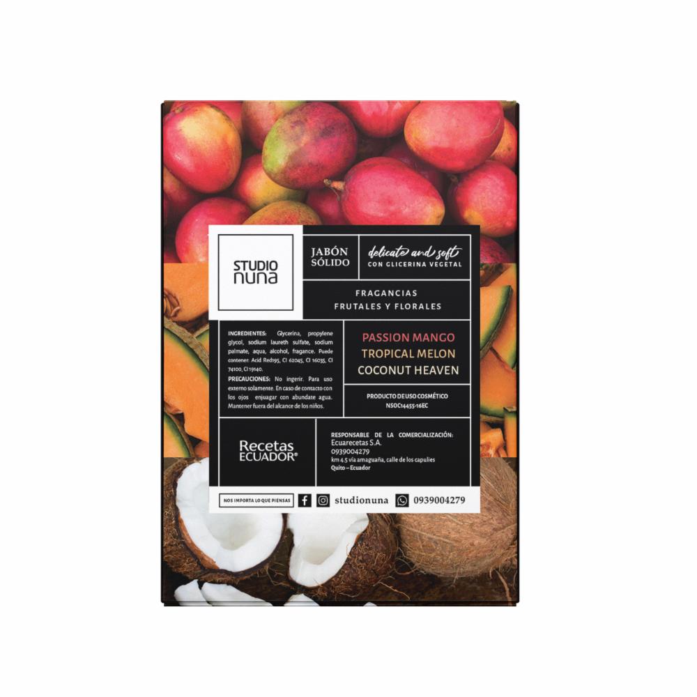 Jabón En Barra Surtido Verano STUDIO NUNA 3X110 G - Imagen 2