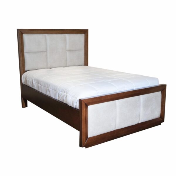 Cama Sasha Tapizada Dakota Taupe VITEFAMA - Imagen 2