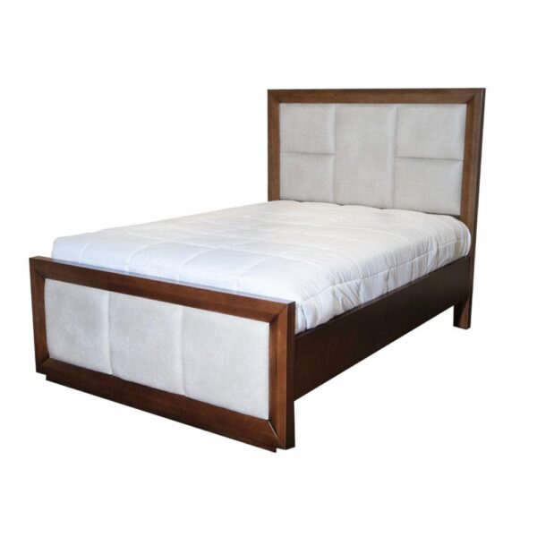 Cama Sasha Tapizada Dakota Taupe VITEFAMA - Imagen 3