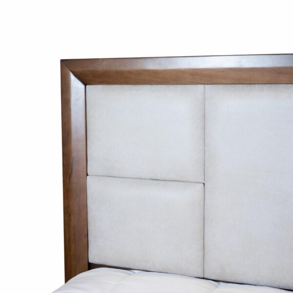 Cama Sasha Tapizada Dakota Taupe VITEFAMA - Imagen 4