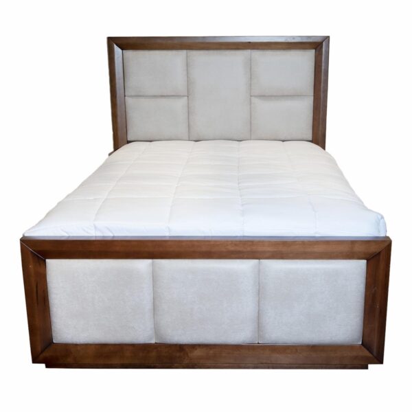 Cama Sasha Tapizada Dakota Taupe VITEFAMA - Imagen 6