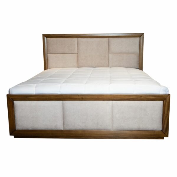 Cama Sasha Tapizada Dakota Taupe VITEFAMA - Imagen 7