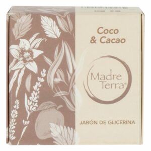 Jabón Natural Glicerina Coco Con Cacao MADRE TERRA 100 G